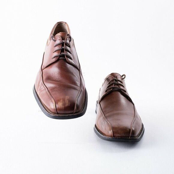 Florsheim Mens Brown Leather Oxford Dress Shoes Sz main image 6